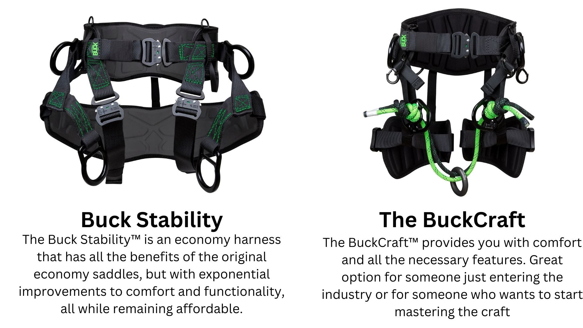 New Buckingham Arborist Harnesses Launched