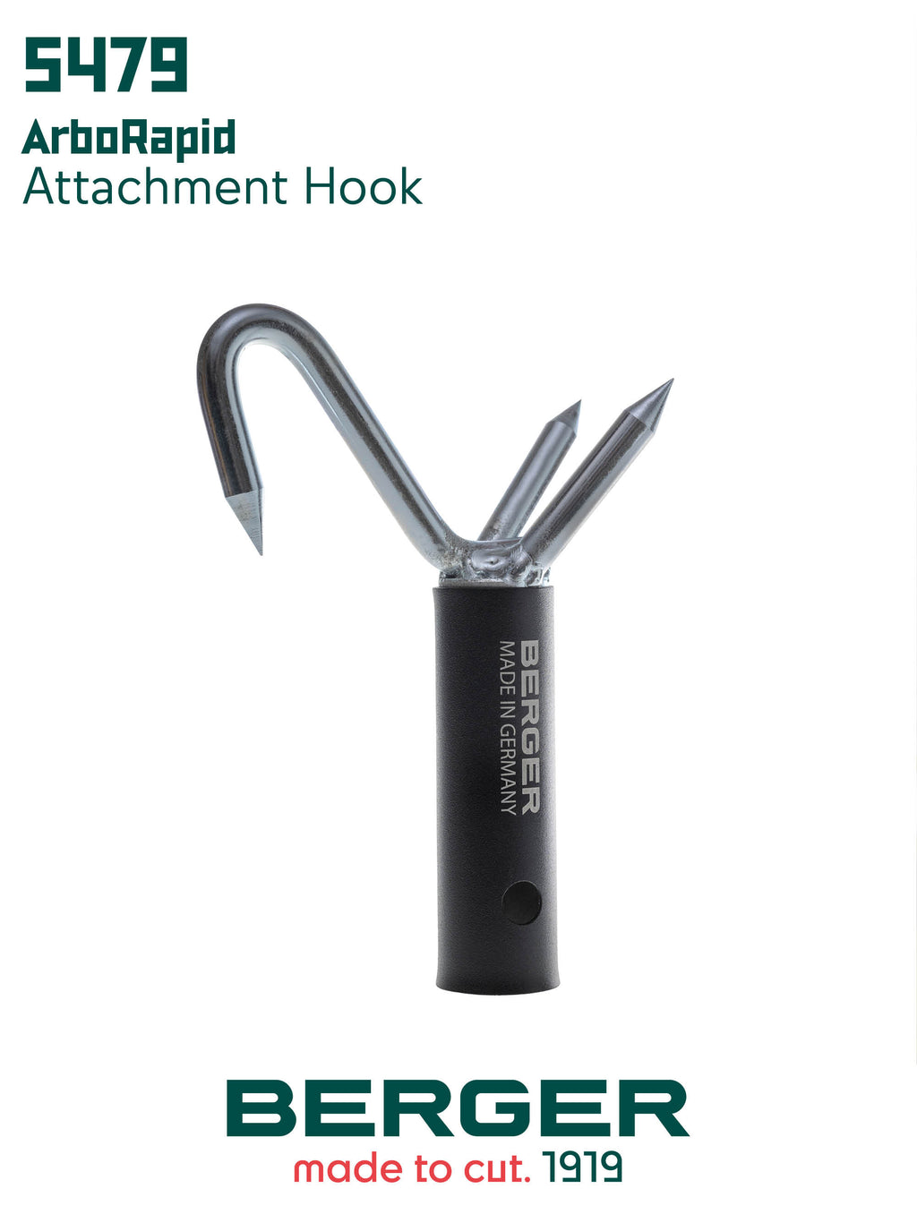 BERGER ArboRapid push hoe with stop claw