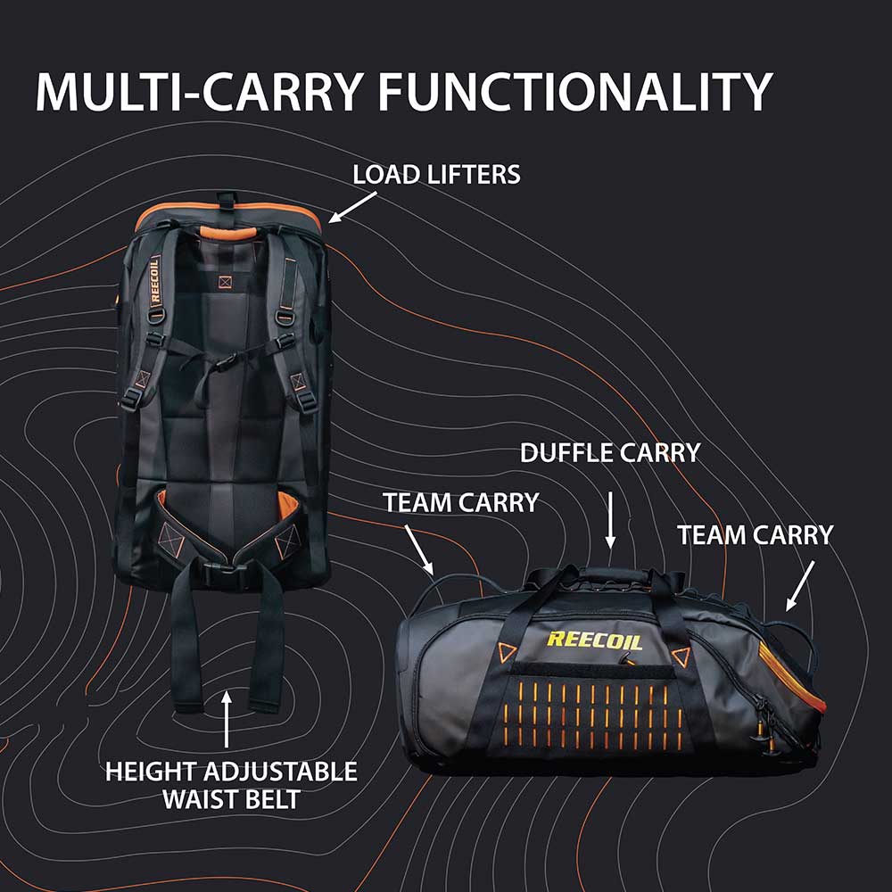 The BATWING™ 60 Kit Bag offers unmatched access, modular organisation, MOLLE compatibility and multiple carry options. Built for arborists, climbers and height-safety professionals. Available at Cannings. functionality