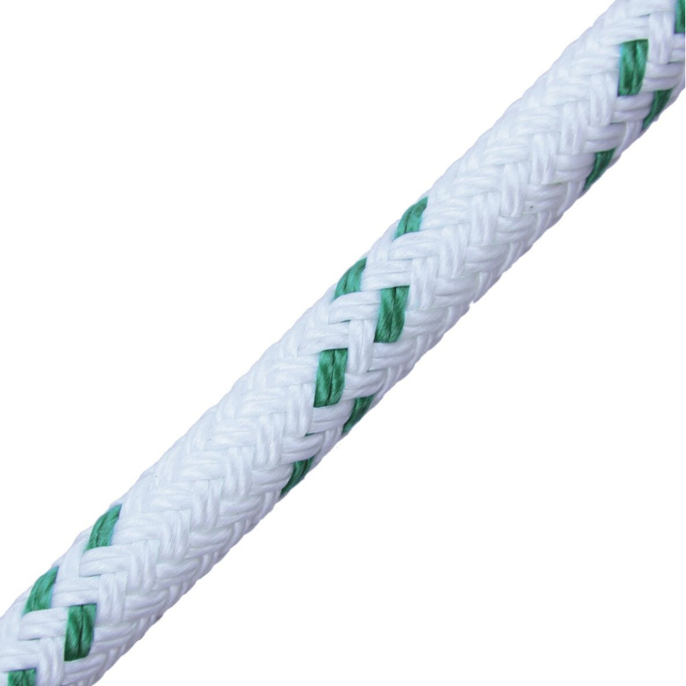 Buy Yale Polydyne double-braid arborist rigging rope by the metre at Cannings. High strength and energy absorption in 13, 16 and 19mm sizes. 1