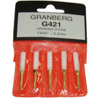 13/64'' (5.2mm) Grinding Stones - Pack of 5